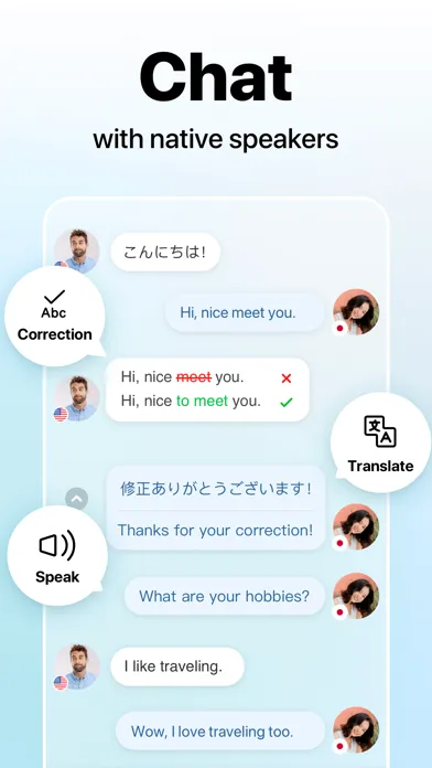 Screenshot di HelloTalk - Language Learning