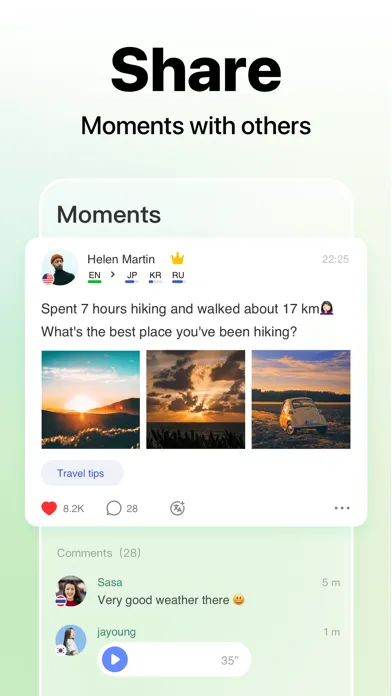 Screenshot di HelloTalk - Language Learning