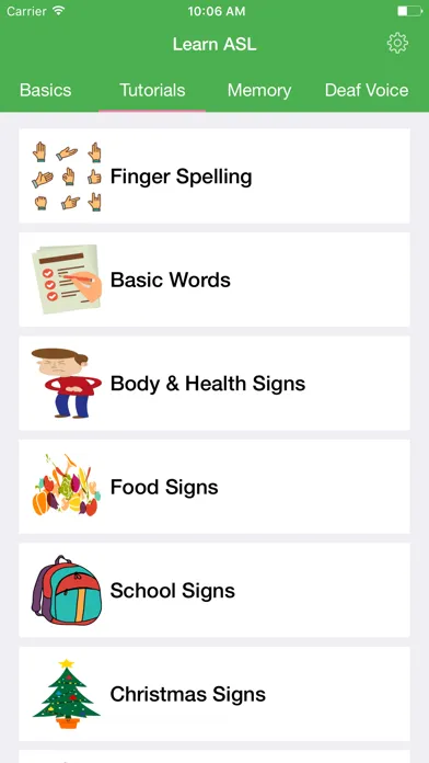 ASL American Sign Language سکرین شاٹس