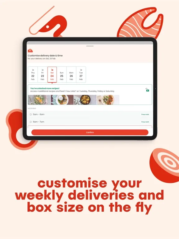 تصاویر Hello Chef: Meal Kit & Recipes iPad 