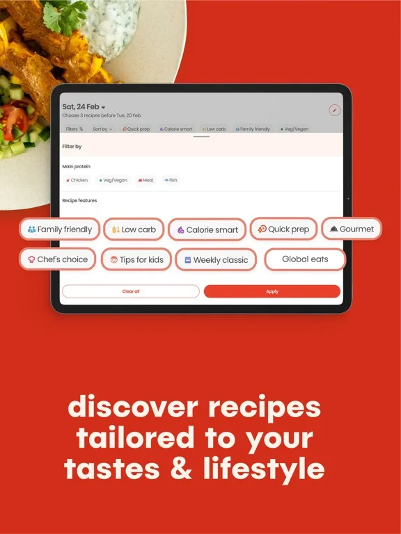 تصاویر Hello Chef: Meal Kit & Recipes iPad 