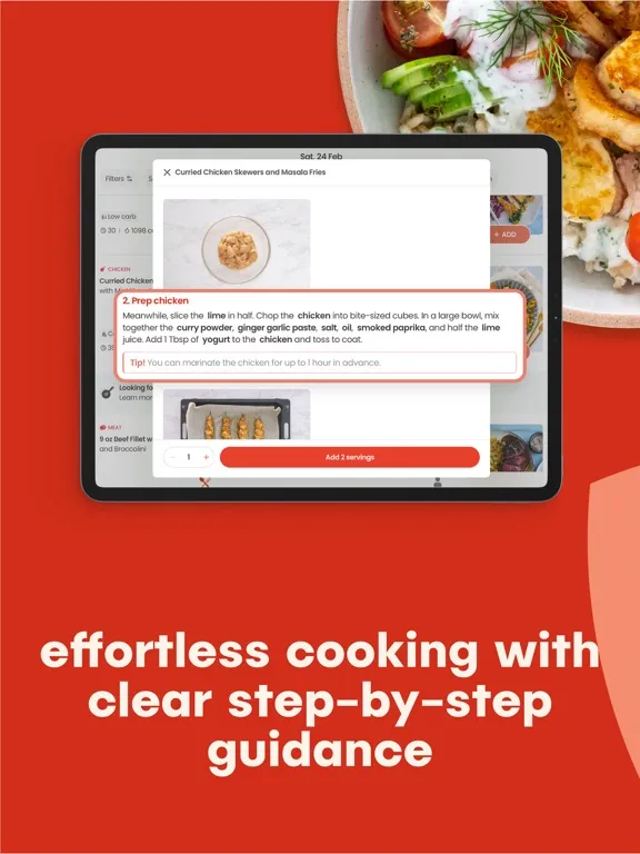 تصاویر Hello Chef: Meal Kit & Recipes iPad 