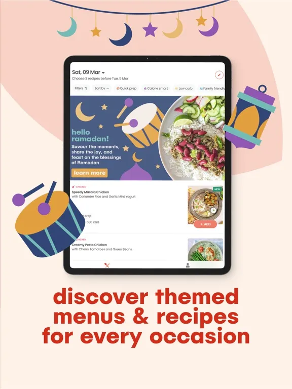 تصاویر Hello Chef: Meal Kit & Recipes iPad 