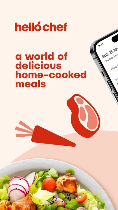 تصاویر Hello Chef: Meal Kit & Recipes