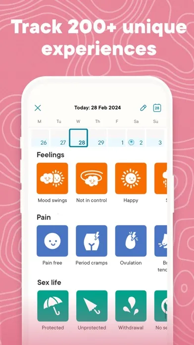 Clue Period & Cycle Tracker স্ক্রিনশট