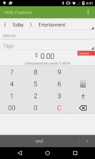 Capturas de pantalla de Hello Expense