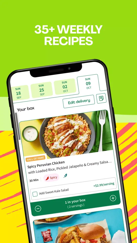 Скриншоты HelloFresh