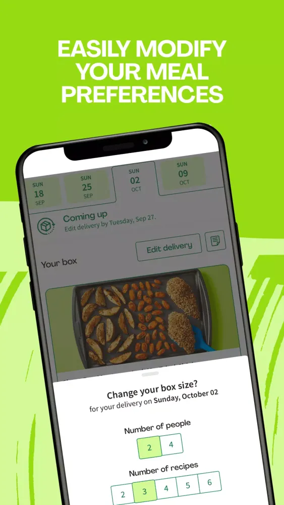 Скриншоты HelloFresh