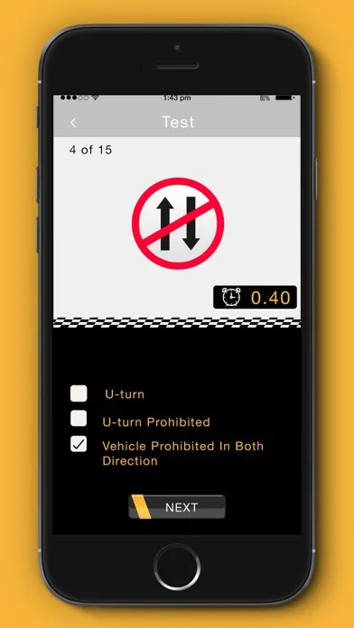 Driving License Test- Practice Screenshots