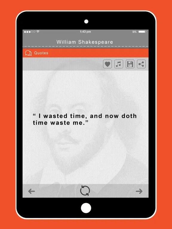Shakespeare- William shakespeare quotes Free iPad  Screenshots