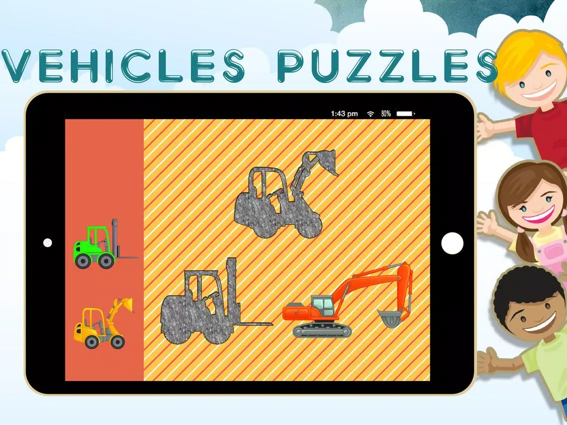 Vehicles Games for Toddlers and Kids - Free! iPad  Ekran Görüntüleri