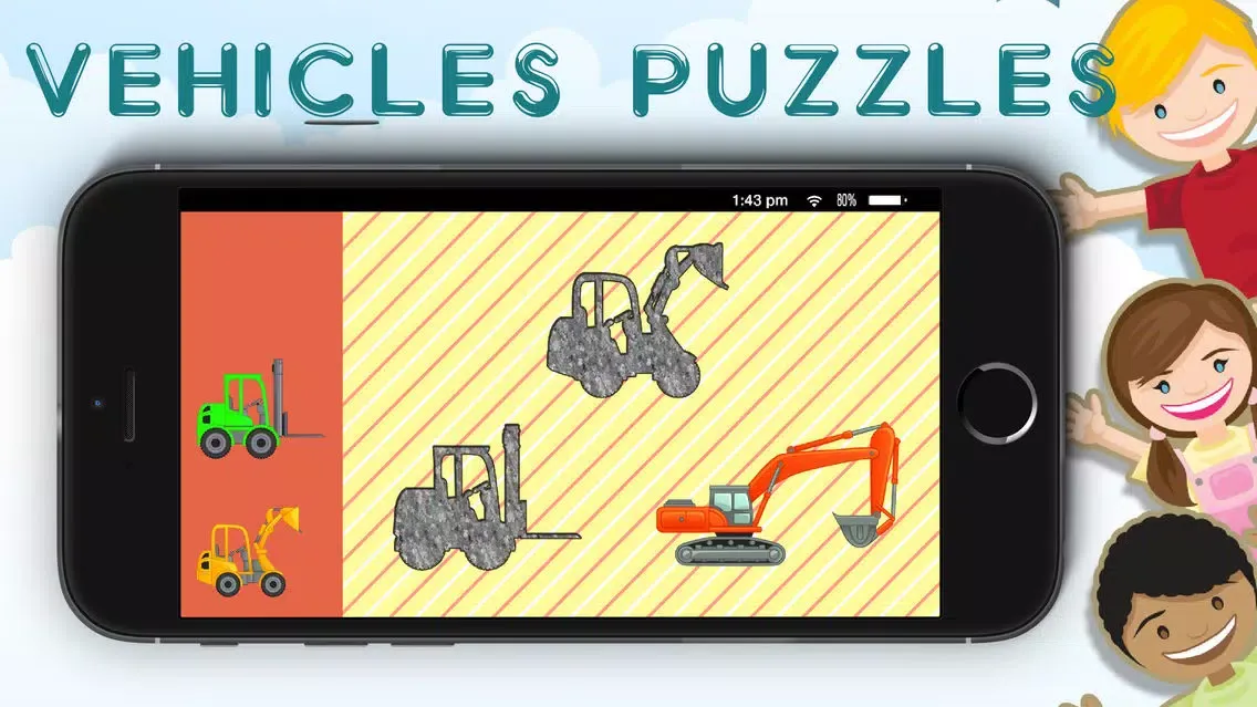 Vehicles Games for Toddlers and Kids - Free! Ekran Görüntüleri