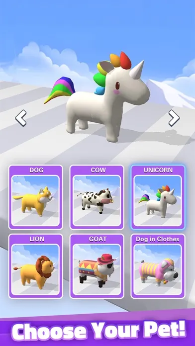 Captures d'écran de Animal Run!!