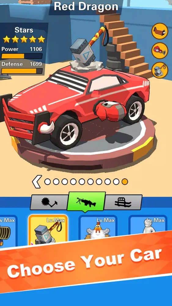 Capturas de tela do Car Rush: Fighting & Racing