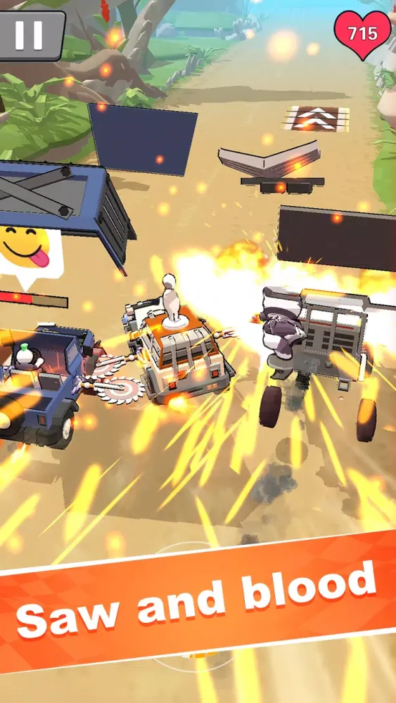 Capturas de tela do Car Rush: Fighting & Racing