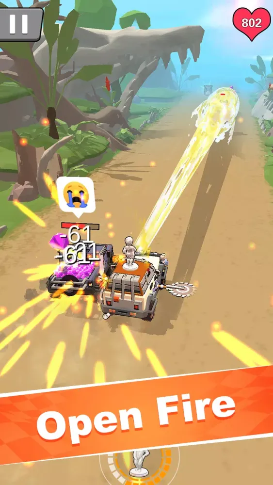 Capturas de tela do Car Rush: Fighting & Racing