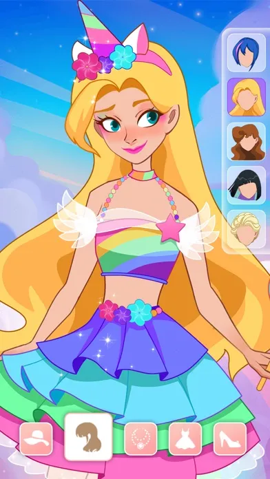 Capturas de tela do Fashion Princess Stylist