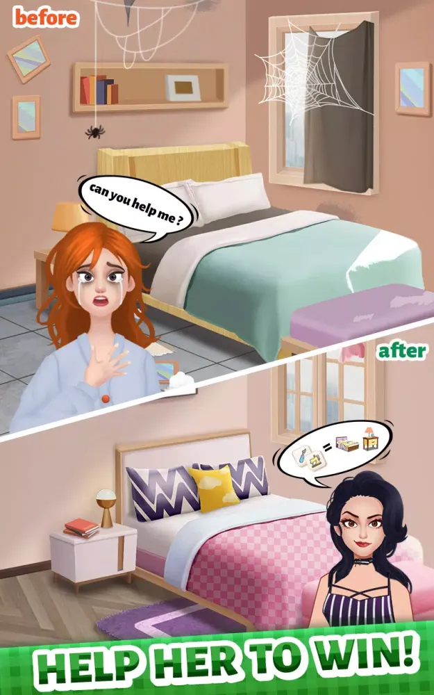 Capturas de pantalla de Fashion Makeover:Match&Stories