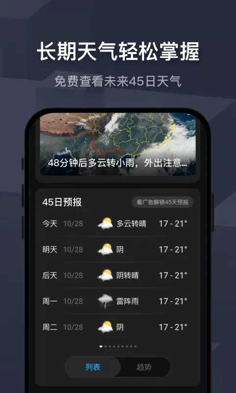 Capturas de tela do 遇见天气