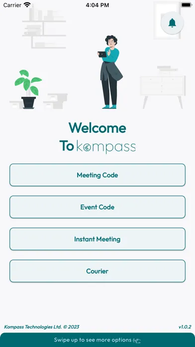 Ảnh chụp màn hình của Kompass Welcome