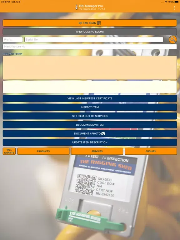 TRS Manager iPad 应用截图
