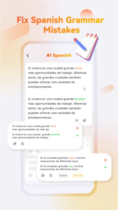 AI Spanish Grammar Checker স্ক্রিনশট
