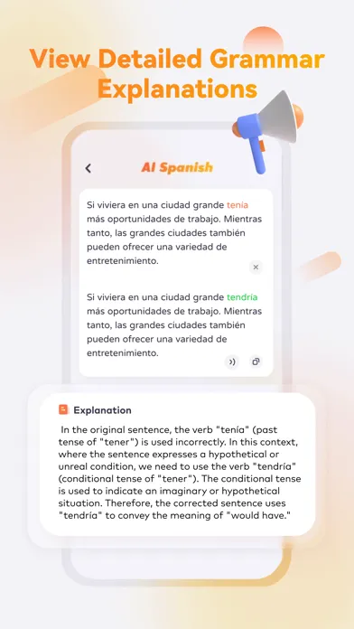 AI Spanish Grammar Checker স্ক্রিনশট