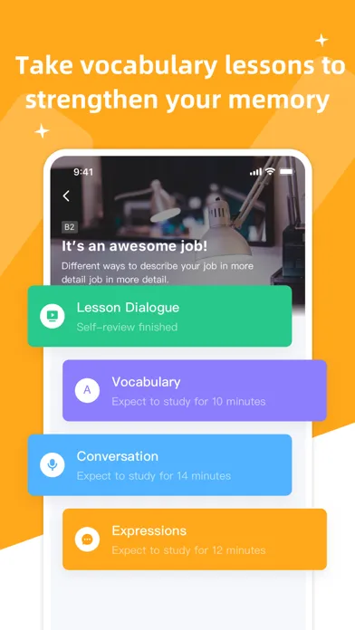 Tangkapan layar HelloTalk English Talk