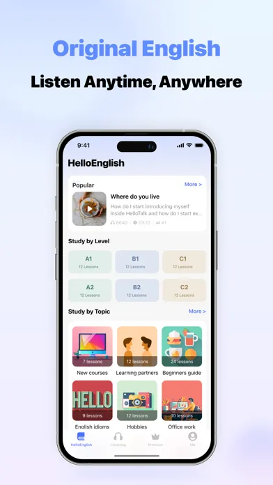 Ảnh chụp màn hình của HelloEnglish - Learn English