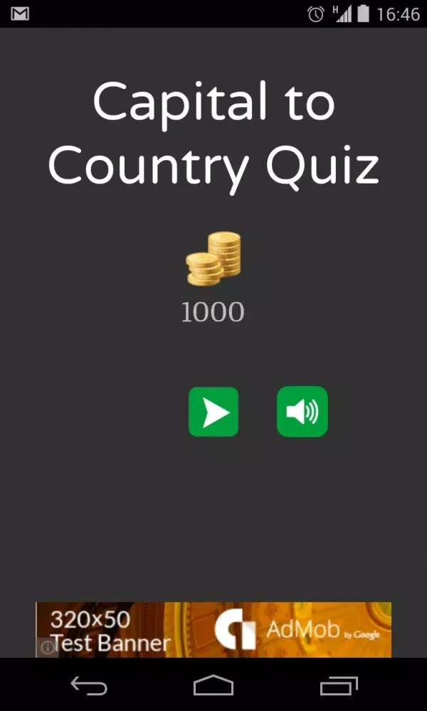 Captures d'écran de Capital City to Country Quiz