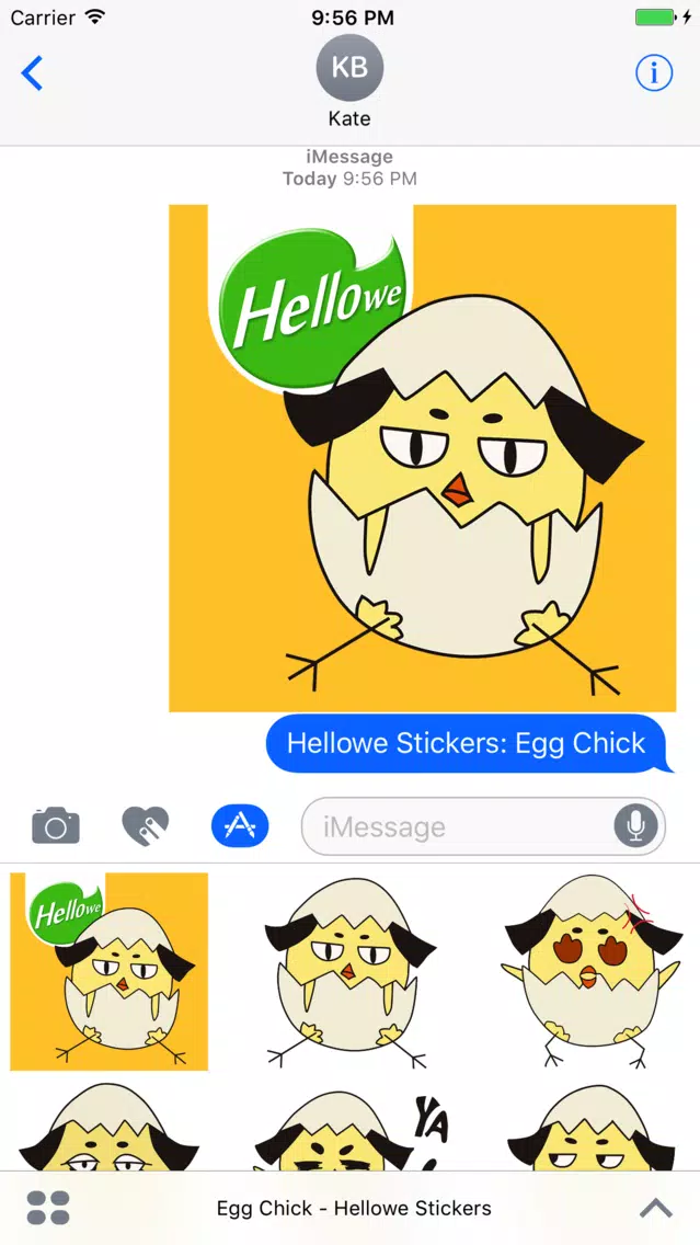 تصاویر Hellowe Stickers: Egg Chick