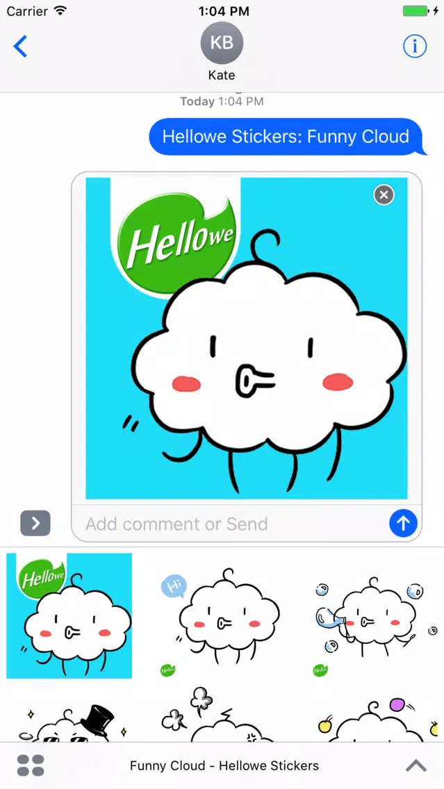 Hellowe Stickers: Funny Cloud Ekran Görüntüleri