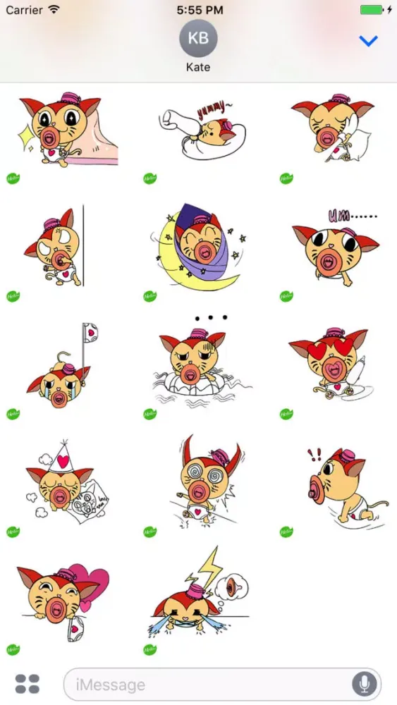 تصاویر Hellowe Stickers: Kitty Cat
