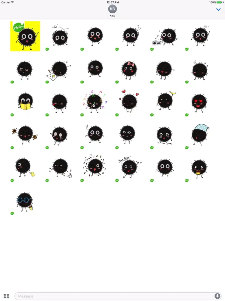 صور Hellowe Stickers: Little Dust iPad 