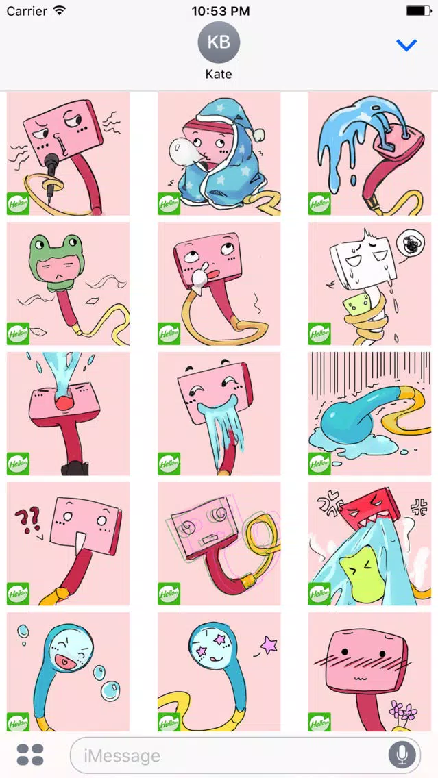 Hellowe Stickers: Mr Shower Ekran Görüntüleri