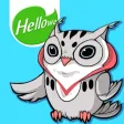Hellowe Stickers: Owl Vikiki Hellowe Stickers: Owl Vikiki