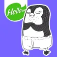 Hellowe Stickers: Uncle Penguin Hellowe Stickers: Uncle Penguin