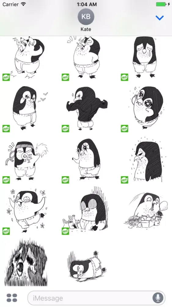 Hellowe Stickers: Uncle Penguin Ekran Görüntüleri
