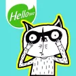 Hellowe Stickers: Uncle Raccoon Hellowe Stickers: Uncle Raccoon