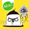 Hellowe Stickers: Underground man