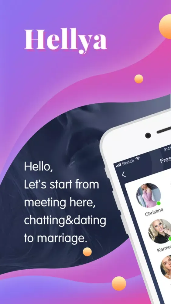 Hellya-Meet&Chat Dating App स्क्रीनशॉट