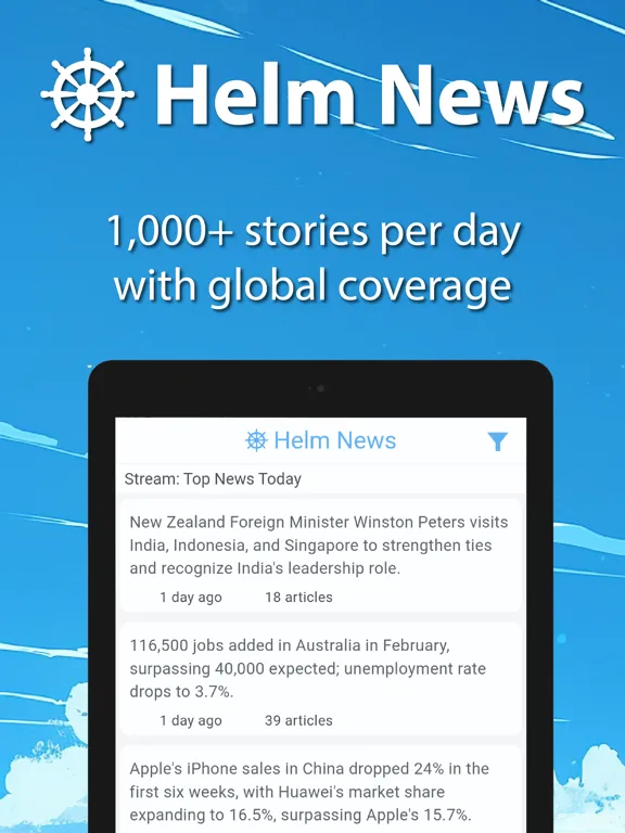 ภาพหน้าจอของ Helm: Natural Language Mastery iPad 