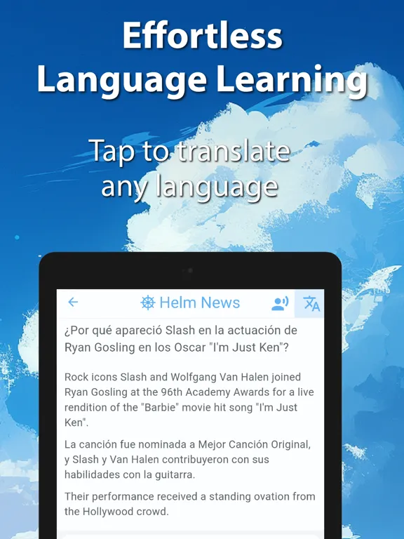 ภาพหน้าจอของ Helm: Natural Language Mastery iPad 