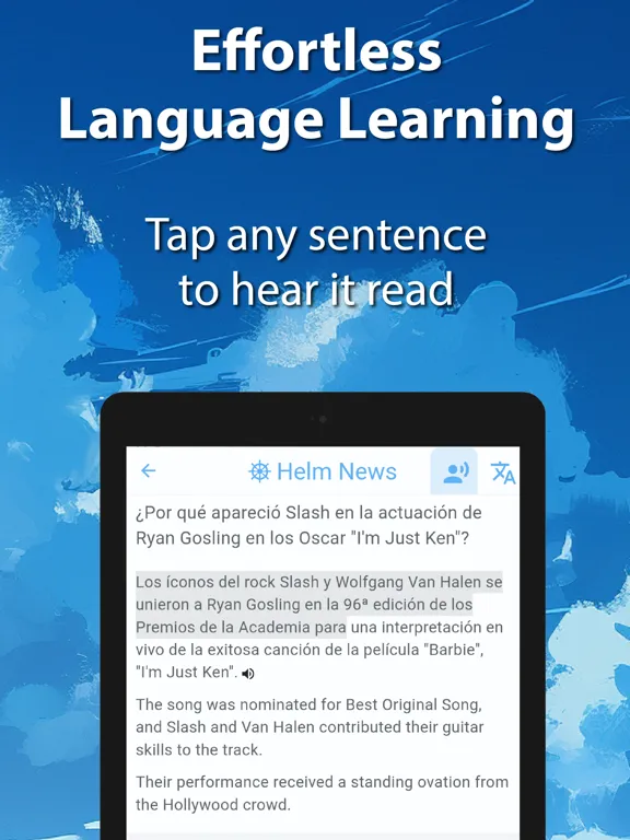 ภาพหน้าจอของ Helm: Natural Language Mastery iPad 
