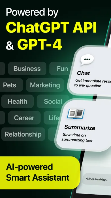 Chatex - AI Chat Bot Assistant سکرین شاٹس