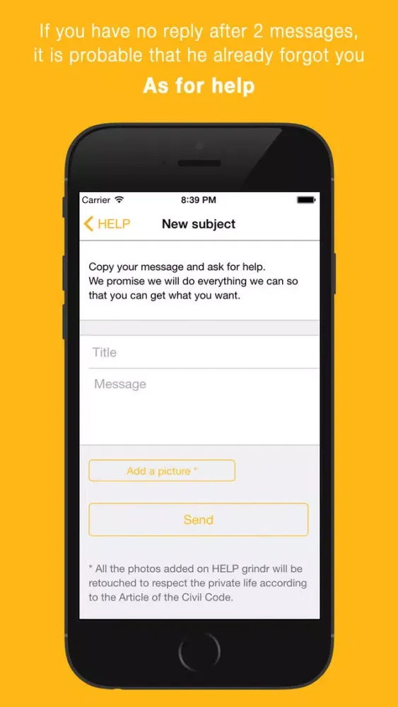 Help for Grindr Screenshots