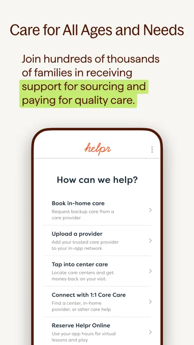 تصاویر Helpr: Child & Adult Care