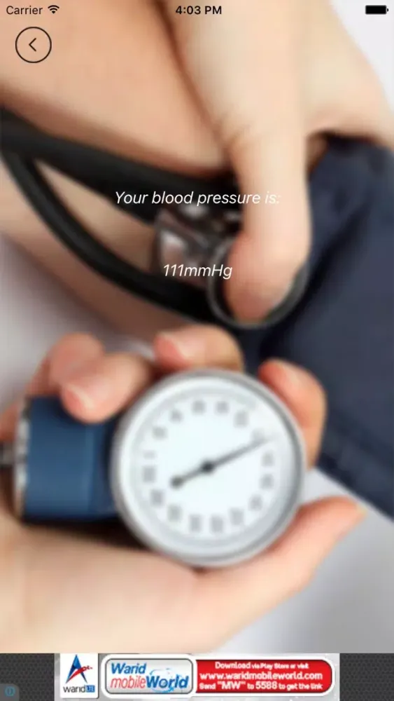 Blood Pressure Tester Prank スクリーンショット