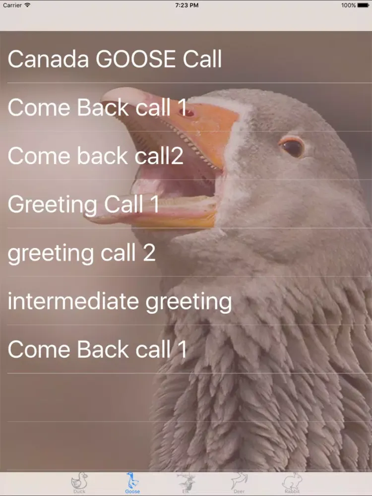 Captures d'écran de Hunting Calls Super iPad 