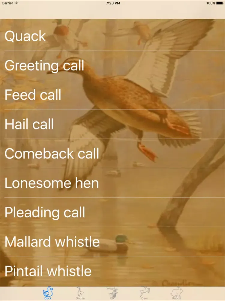 Captures d'écran de Hunting Calls Super iPad 